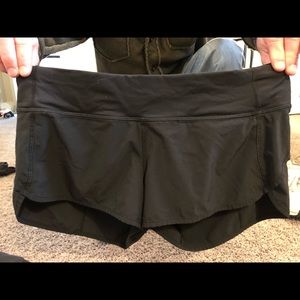 Black lulu lemon shorts
